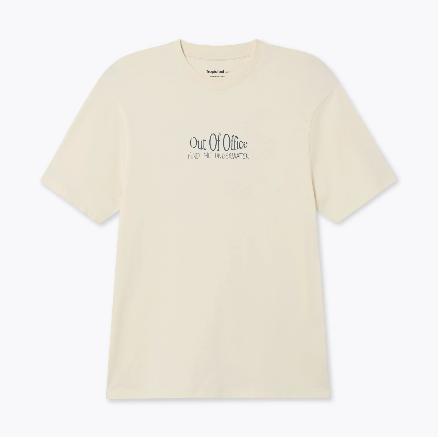 OOO™ Find Me Underwater Tee Cream White