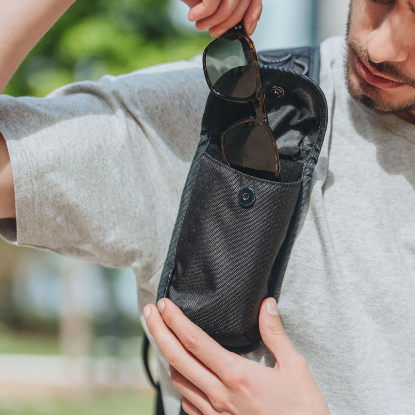 Soft Lined Pouch All Black