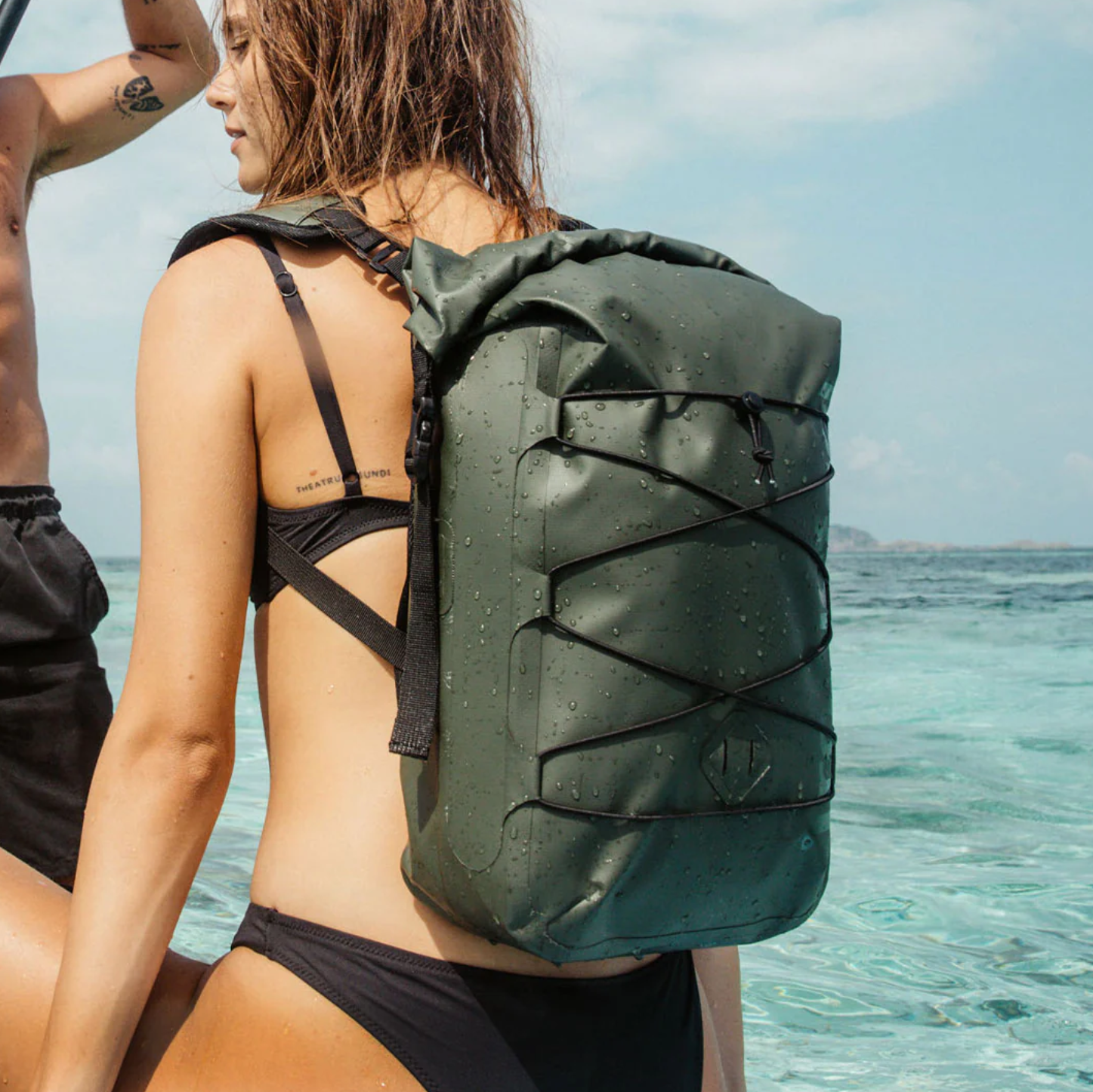 Waterproof Daypack Olive Green