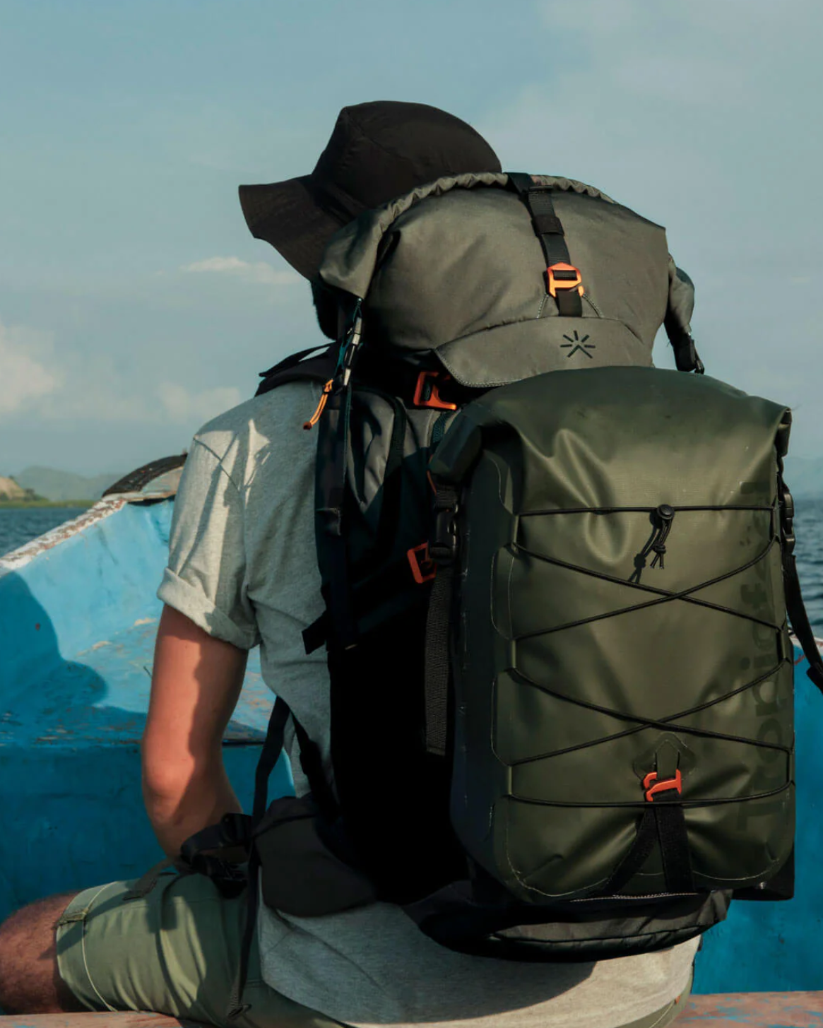 Waterproof Daypack Olive Green